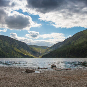 Wonders of Wicklow chauffeur driving tour - a photograph of the lake from the beach