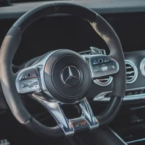 vip driving dublin merc steering wheel