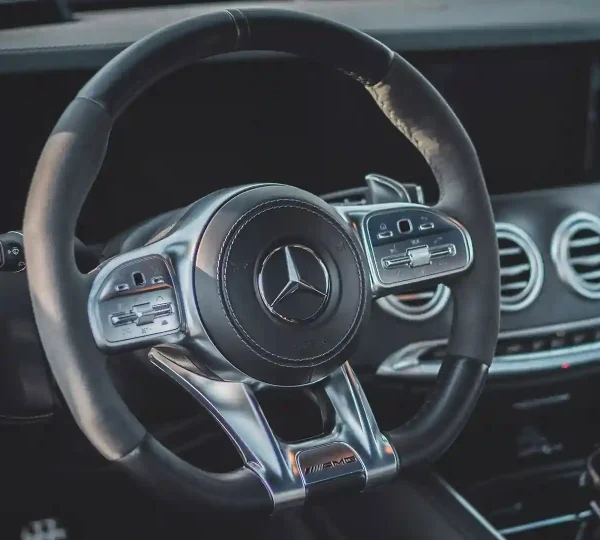 vip driving dublin merc steering wheel