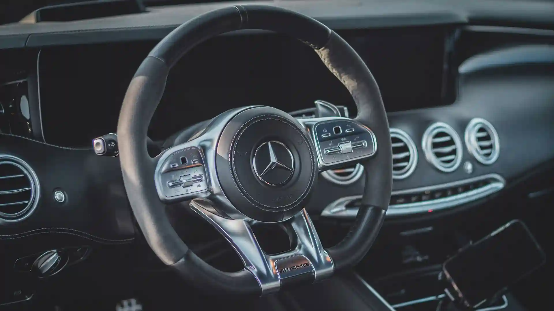 vip driving dublin merc steering wheel